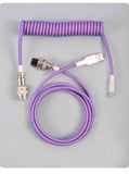 3M Type C Mechanical Keyboard Coiled Cable USB Keyboard Wire Mechanical Keyboard Aviator Desktop Computer Aviation Connector