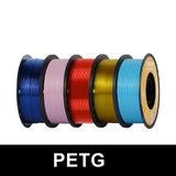 KINGROON 5KG(11LBS) PLA PETG HS-PLA HS-PETG Filament 1.75mm High Speed 3D Printer Material Matte PLA 1kg*5 Roll Mix Color New