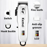 Kemei PG809A Professional Hair Clipper Rechargeable Hair Trimmer For Men Grooming Kit Professional Electric Beard Hair Trimmer