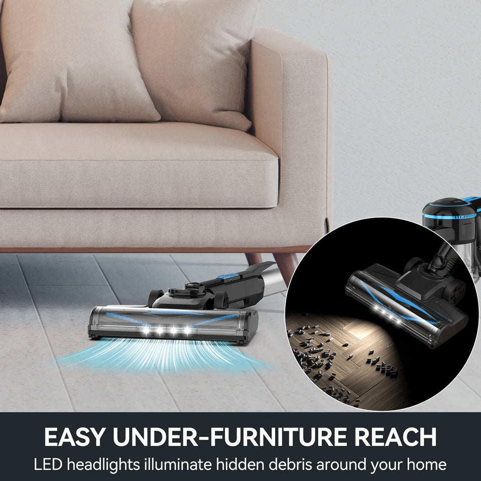 INSE N5T Cordless Vacuum Cleaner Original Accessories for N5T Vac Cleaner Battery HEPA Floor Brush Host Header Replacement Parts