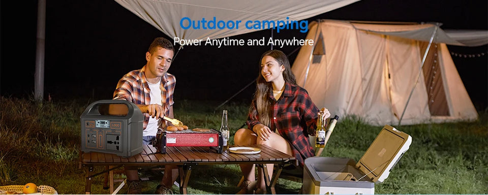 Gaiaray Portable Power Station 100W 24000mAh LiFePO4 Charging Energy Station Solar Generator AC 220V Power Bank for Camping