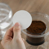 100Pcs Coffee Filter Paper for 51/53/58mm Coffee Handle Filter Powder Bowl Filter Paper Secondary Water Coffee Accesories