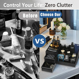 Cologne Organizer For Men, Cologne Holder For Dresser, Perfume Stand, Bathroom Countertop Organizer With Drawers