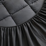 Twin Full Queen King Dark Grey White 360g Per Square Meter Filling Mattress Topper Mattress Protector Cover