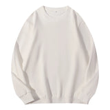 Autumn O-Neck Cotton Women's Sweatshirt Hoodies Basic Loose Casual Women Pullover Solid Sweatshirt Ladies Tops Factory Wholesale