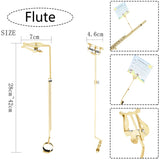 Music Stands Trumpet Flute Winds Alto Saxophone Portable Marching Sheet Golden Music Stands Musical Instruments Accessory