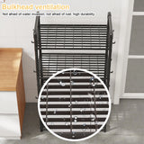 5-Shelf Adjustable Storage Shelves Heavy Duty Rack Storage Shelving Unit 66 Lbs Capacity Organizer for Kitchen,Garage,Bathroom