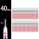 4-80Pcs 2cm Waterproof Long Head Markers Deep Hole Marker Pen for Metal Carpenter Red/Black/Blue/Green Ink Woodworking Tools