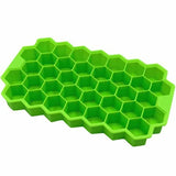 Honeycomb 37-Grid Ice Cube Tray, Silicone DIY Ice Mold (Lid Not Included) for Drinks, Cocktails & Kitchen Use