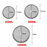 3pcs Reusable Coffee Press Filters Stainless Steel French Press Filters Mesh Filter Replacement Parts 350 800 1000ML