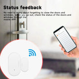 Smart Door Window Magnetic Sensor Zigbee3.0 Z2MQTT Home Security Protection for Home Assistant Smart Home System