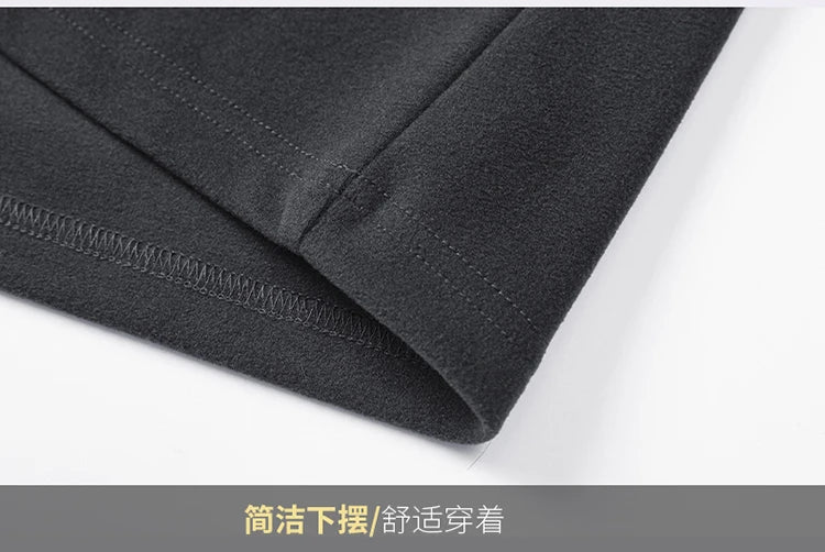 Men's Winter Pullovers Warm Sweatshirt Big Size 85-150kg Plus Size 3XL-8XL Long Sleeve Pullover T-shirt Sports Tops