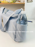 Y2K Japanese Harajuku School Bags for Teenage Girls New Transparent Itabag Crossbody Bag DIY Badges Display Plate Ita Bag
