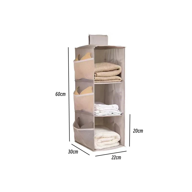 Hanging Storage Closet Clothes Organizer Wardrobe Jeans Sweater Pants T-shirt Home Bedroom Cabinet Organization Dressing Room