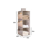 Hanging Storage Closet Clothes Organizer Wardrobe Jeans Sweater Pants T-shirt Home Bedroom Cabinet Organization Dressing Room
