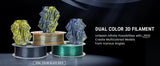 SUNLU Silk PLA PLUS 3D Filament 1.75mm Double Colors Silk Textures Pla+ Gradient Colors Filament for Most FDM 3D Printer 3KG