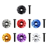 MTB Road Bike Stem Headset Top Cap Cover Aluminium Alloy Bike Headset Cover for Fork Head Tube Cycling Accessories
