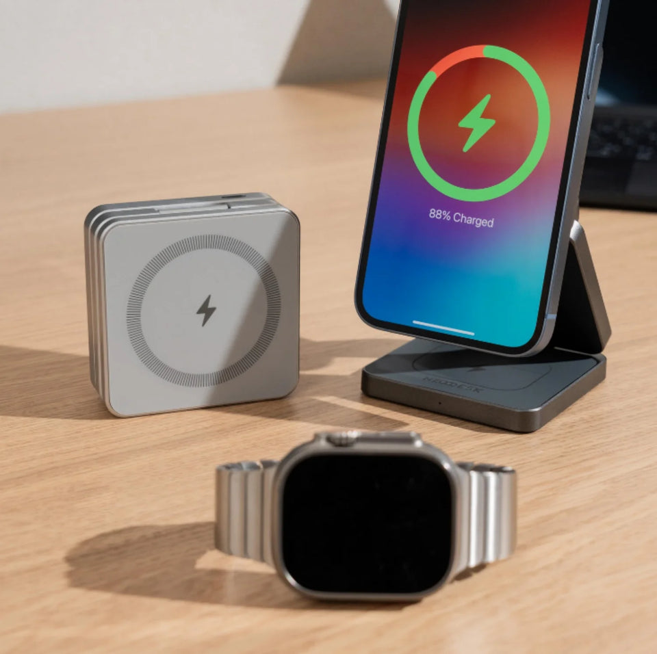 3 In 1 Foldable Magnetic Wireless Charger Stand For iPhone 16 15 14 13 Pro/Max/Plus AirPods 3/2 Station Dock Fast Charger Holder