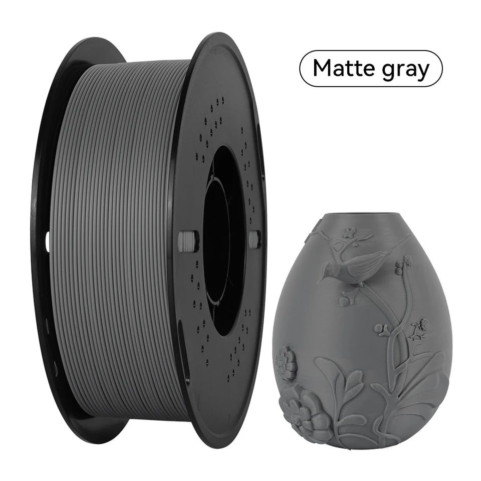 KINGROON 3D Printer Filament PLA Matte Filament 1.75mm 1KG 2KG 3KG High Precision No Bubbles 3D Printer Materials