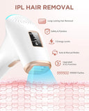 999900 Flashes IPL Hair Removal Safe Permanent Painless Epilator Face Body Arms Leg Whole Body Treament For Men Women Home Use