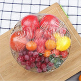 50 Pieces Disposable Food Cover Plastic Wrap Food Grade Fruit And Vegetable Plastic Bags Elastic Plastic Bags Kitchen Organizer