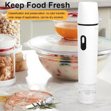 Electric Vacuum Sealer Pump Rechargeable Portable Sealing Machine Air Pump with Reusable Vacuum Sealer Bags Food Packaging Bag
