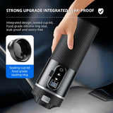 E-ACE 12/24V Car Heat Mug 500ML Car Kettle Stainless Steel Heating Travel Cup Dry burn Protection Coffee Tea Instant Noodles