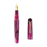 MoonMan M800 Fashion Elegant Acrylic Fountain Pen German BOCK Nib/MAJOHN Nib Luxury Business Office Writing Ink Pens Lady Gift