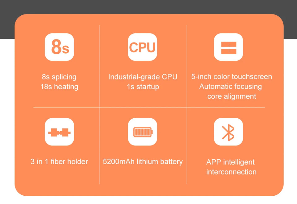 Signalfire AI-9 AI-5 Pro AI-6C+ AI-6A+ AI-20 AI-30 Multi-language Fiber Optic Splicing Machine Optical Fiber Fusion Splicer