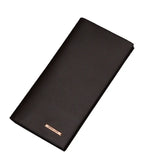 Men's PU Leather Long Clutch, Thin Business Card Holder, Men's Wallet, Brown, Black, Coffee, Pocket Coin Purse, Fashion 2024