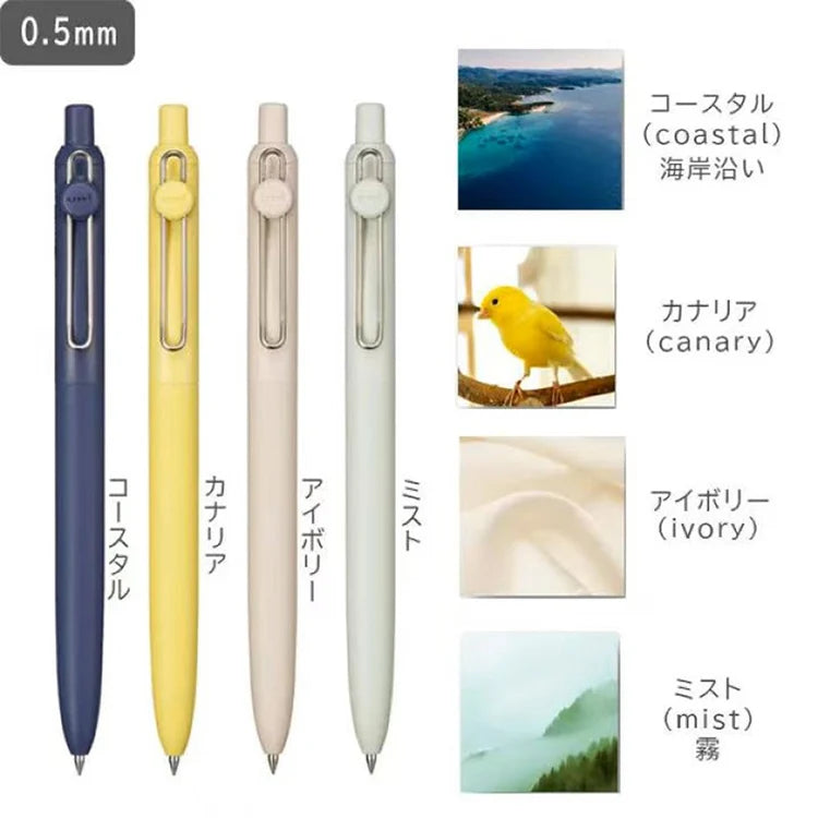Uni-ball ZENTO Click Gel Pen,0.38/0.5/0.7mm Various Colors Water-based pen With Ergonomic Grip Smooth Writing for School&Office