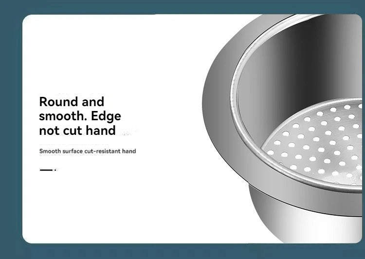 Stainless Steel Swan Sink Strainer Basket Kitchen Sink Garbage Filter Swan Dry And Wet Separation Hook Drain Rack