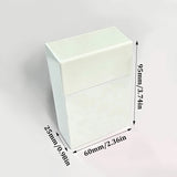 INS White 3 inch Korean Photocard Storage Box Photo Small Card Organizer Storage Case Desk Organizer Box School Stationery