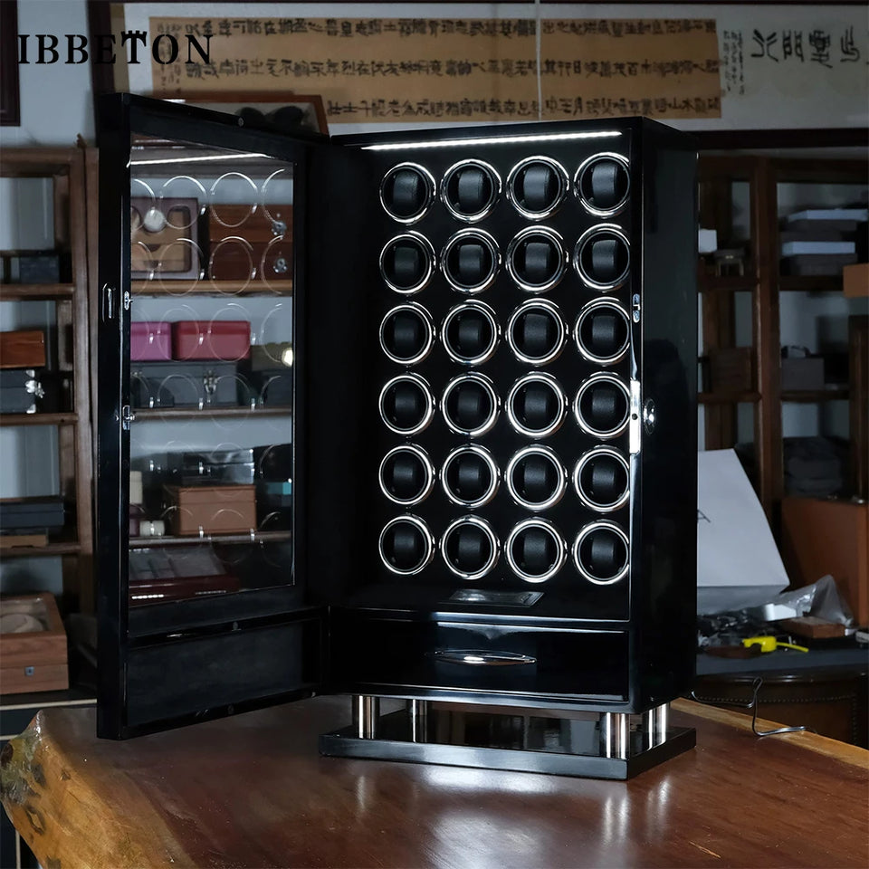 Watch Winder Mechanical watch, self swinging device, rotating device, fingerprint unlocking, automatic winding device, watch box