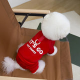 4 Legs Dog Hoodies Jumpsuit for Small Dogs Puppy Clothes Sport Dog Pullover Sweatshirt Doggies Winter Coat Warm Pet Cat Apparel