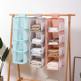 Hanging Storage Closet Clothes Organizer Wardrobe Jeans Sweater Pants T-shirt Home Bedroom Cabinet Organization Dressing Room