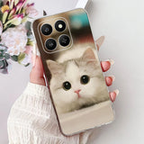 For Honor 400 Smart 5G Case LGN-NX1 Cute Cartoon Painted Cover Soft Slim Phone Case For Honor X7d HonorX7d Honor400 Smart Fundas