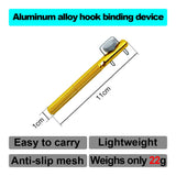 Metal hook binding device fishhook Manual hook binding device dual-purpose sub-wire knoter Wire binding device Fishing gear