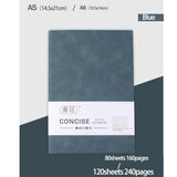 New A5/A6 Notebook Business Sheepin Notepad Lined Daily Office Notebook Journal Stationery 160pages/240pages