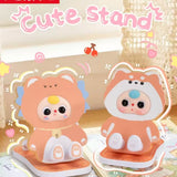 Baby Three Foldable Phone Stand Blind Box Cute Animal Desktop Holder For Watching TV Desk Decor Surprise Collectible Toy