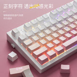 132 Keys Gradient backlit RGB Keycaps For Cherry Mx Switch Mechanical Gaming Keyboard OEM Profile PBT Keycap ISO Layout Key caps