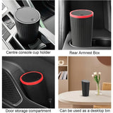 Universal Car Trash Bin Can Mini Auto Dust Organizer Car Interior Rubbish Bag Garbage Container Storage Box Bucket Auto Accessor