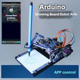 Arduino Drawing Board Robotic Arm,diy Drawing Robot,programming Learning Kit for University and High School Students,APP Control