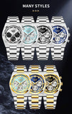 LIGE Top Luxury Man Quartz Watch Waterproof Luminous Date Chronograph Watches For Men Stainless Steel Fashion Men's Watch Reloj