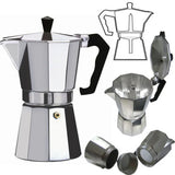Coffee Maker Machine Aluminum Mocha Pot Mocha Coffee Pot Octagonal Aluminum Pot Span