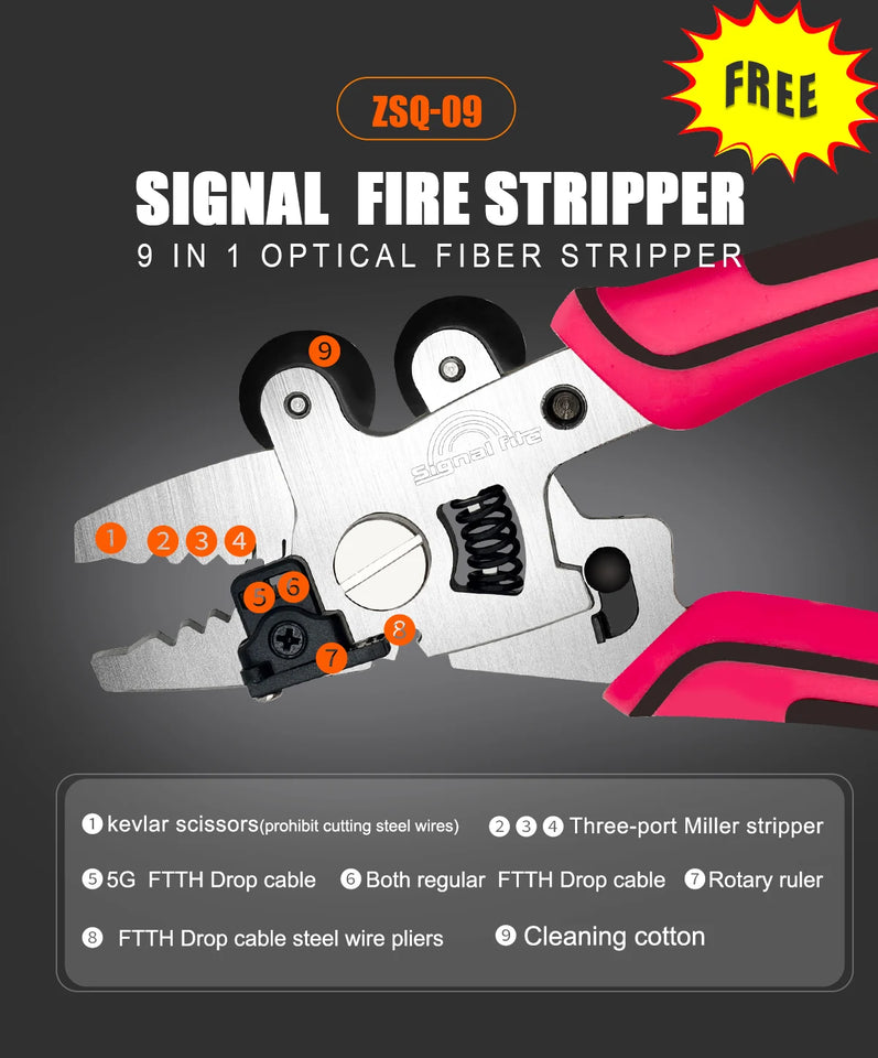 Signalfire AI-9 AI-5 Pro AI-6C+ AI-6A+ AI-20 AI-30 Multi-language Fiber Optic Splicing Machine Optical Fiber Fusion Splicer