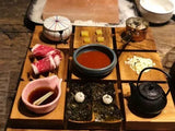 Creative Jiugongge Molecular Cuisine Western Restaurant Plate Dessert Wooden Tableware Restaurant Dim Sum Plate Barbecue Plate