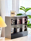 Coffee Cup Storage Display Stand Stainless Steel Retro Bath Bedroom Cosmetics Organization Rack Luxury Creative Home Accessories