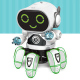 Children Robot  Electric Robot  Robot  Six Claws Plastic Intelligent Dancing Singing Light Electric Robot  for Boys