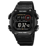 SKMEI 2126 Digital Countdown Sports Watches for Men LED Display Waterproof Stopwatch Mens Wristwatch Alarm Clock montre homme